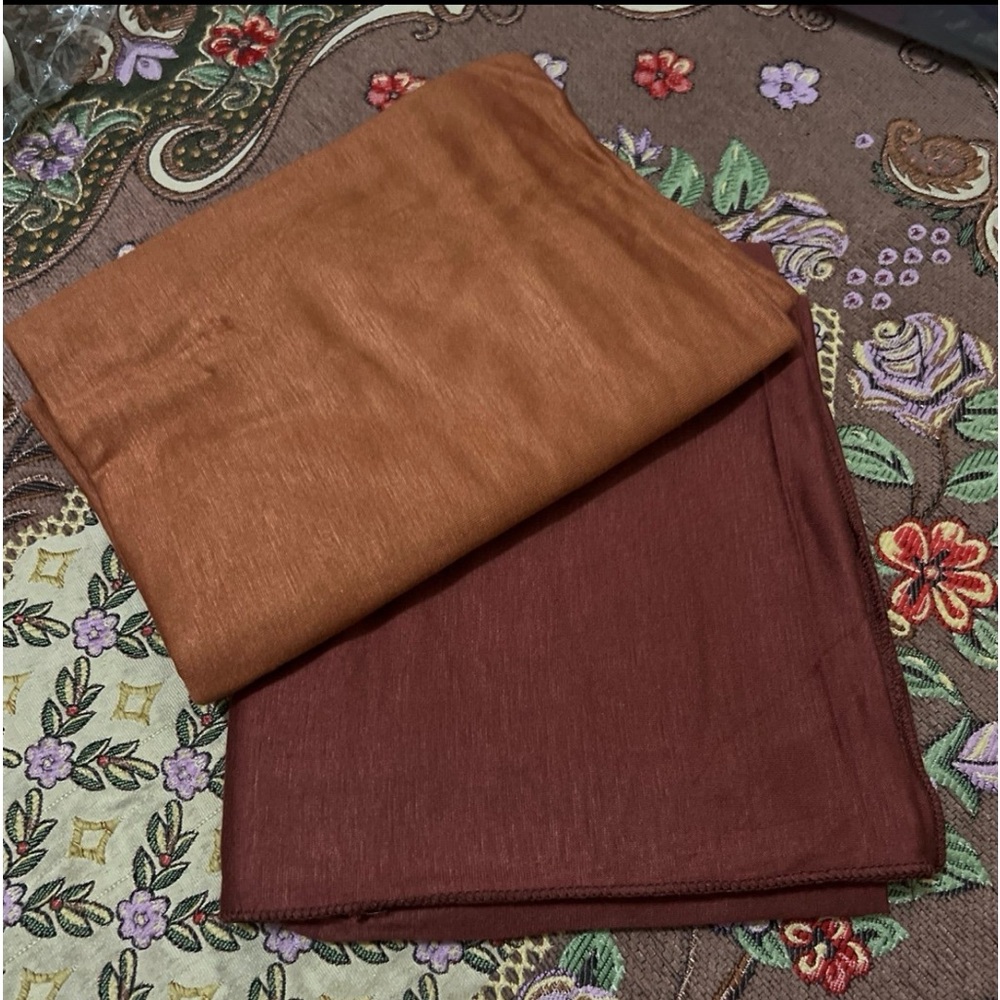 Hijabs Made in Dubai UAE Jersey Material Brown colors
